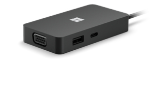 SURFACE USB-C TRAVEL HUB - BLK thumbnail