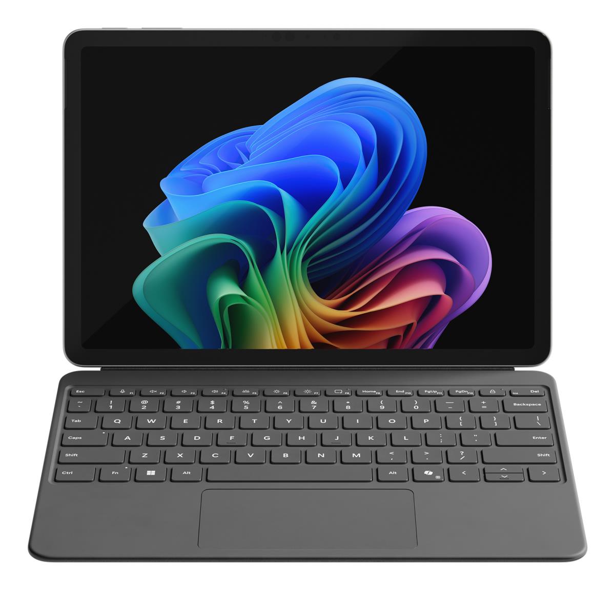 Surface Pro Keyboard - 12-inch - keyboard - with touchpad, accelerometer - backlit - magnetic dock - UK/Irish - slate - 70% recycled paper-based packaging - with Slim Pen - for Surface Pro for Business (12-inch) thumbnail