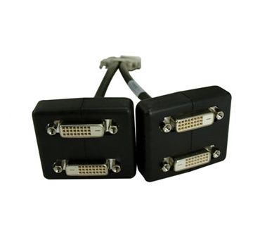 EU Product - VHDCI - Quad DVI-D Single Link 1 x 4 Black Gre - Cable - Digital/Display/Video thumbnail