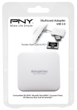 EU Product - PNY FLASH READER USB 2.0 - ALL IN ONE thumbnail