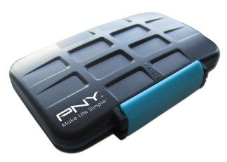 Memory card case- Suitable for CompactFlash and SD cards- Store 8 SD cards + 4 CompactFlash- Tough polycarbonate resin case-Rubber sealed and water resistant (while stocks last) thumbnail