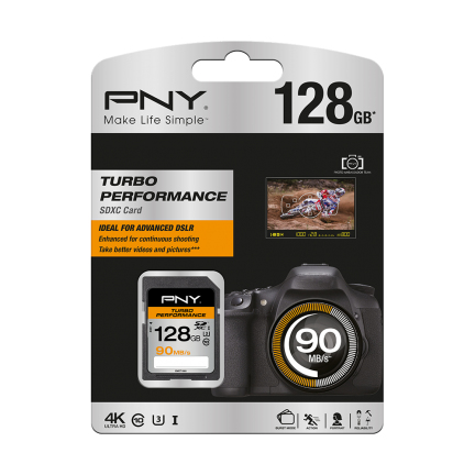 SDXC 128GB Turbo Performance 90MB/s (while stocks last) thumbnail