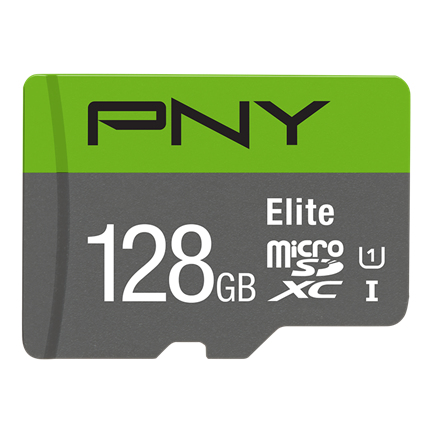 EU Product - PNY microSD Elite 128GB UHS-I U1 100MB/s (inkl. Adapter) Blister thumbnail