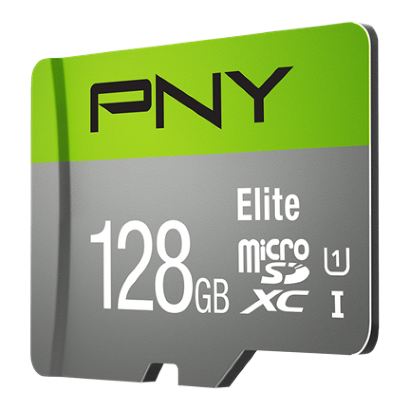 EU Product - PNY microSD Elite 128GB UHS-I U1 100MB/s (inkl. Adapter) Blister thumbnail