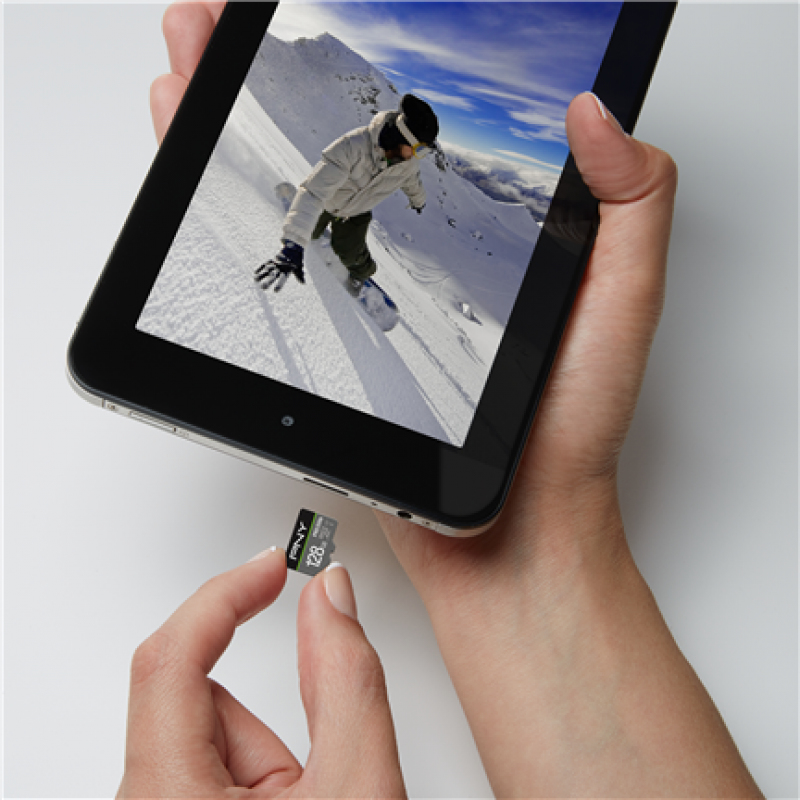EU Product - SD MicroSD XC Card 128GB PNY Pro Elite R100MB/s W90MB/s reta thumbnail