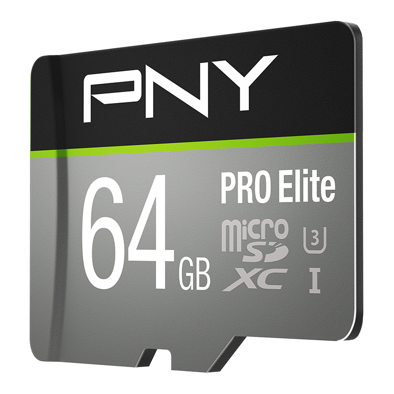 EU Product - SD MicroSD XC Card  64GB PNY Pro Elite R100MB/s W60MB/s reta thumbnail