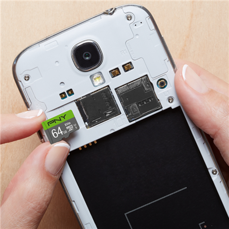 EU Product - SD MicroSD XC Card  64GB PNY Elite CL.10 U1 retail thumbnail