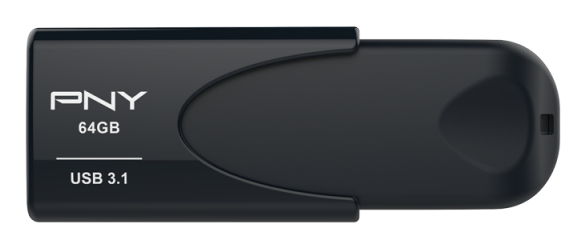 EU Product - USB-Stick  64GB PNY Attach� 4 USB 3.1 retail thumbnail