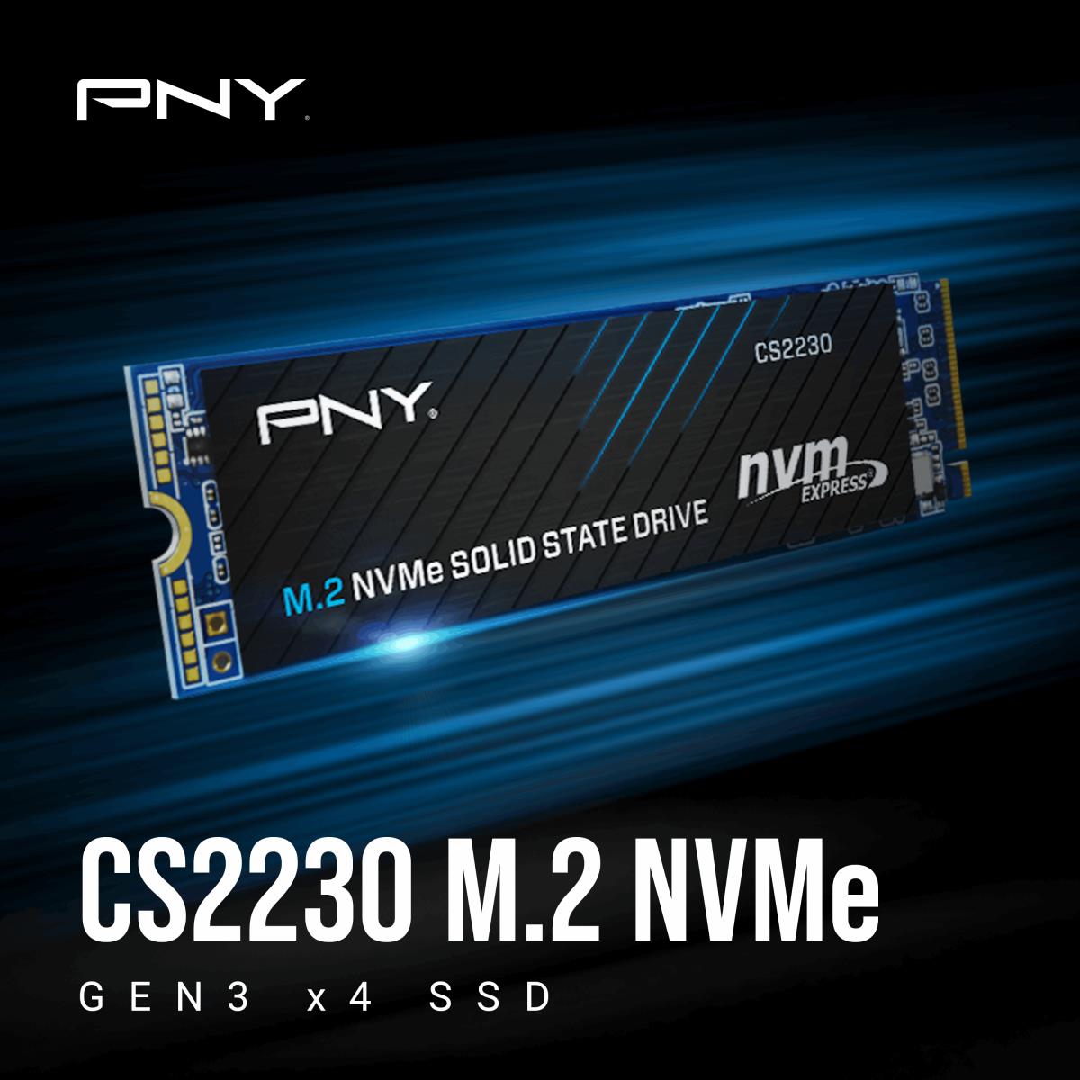 EU Product - SSD  500GB PNY      M.2  PCI-E   NVMe Gen3 CS2230 retail thumbnail