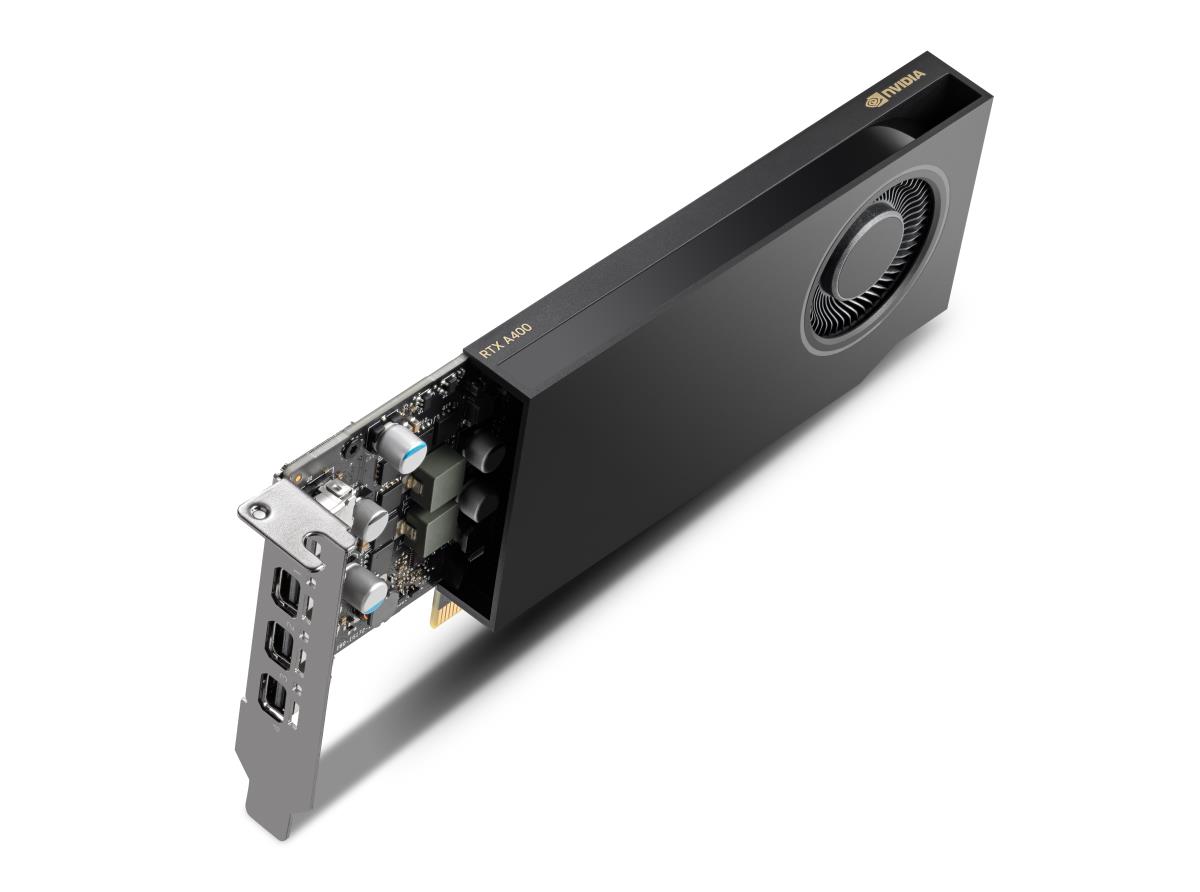 PNY NVIDIA A400 4GB Low Profile, Small Box/OEM. thumbnail