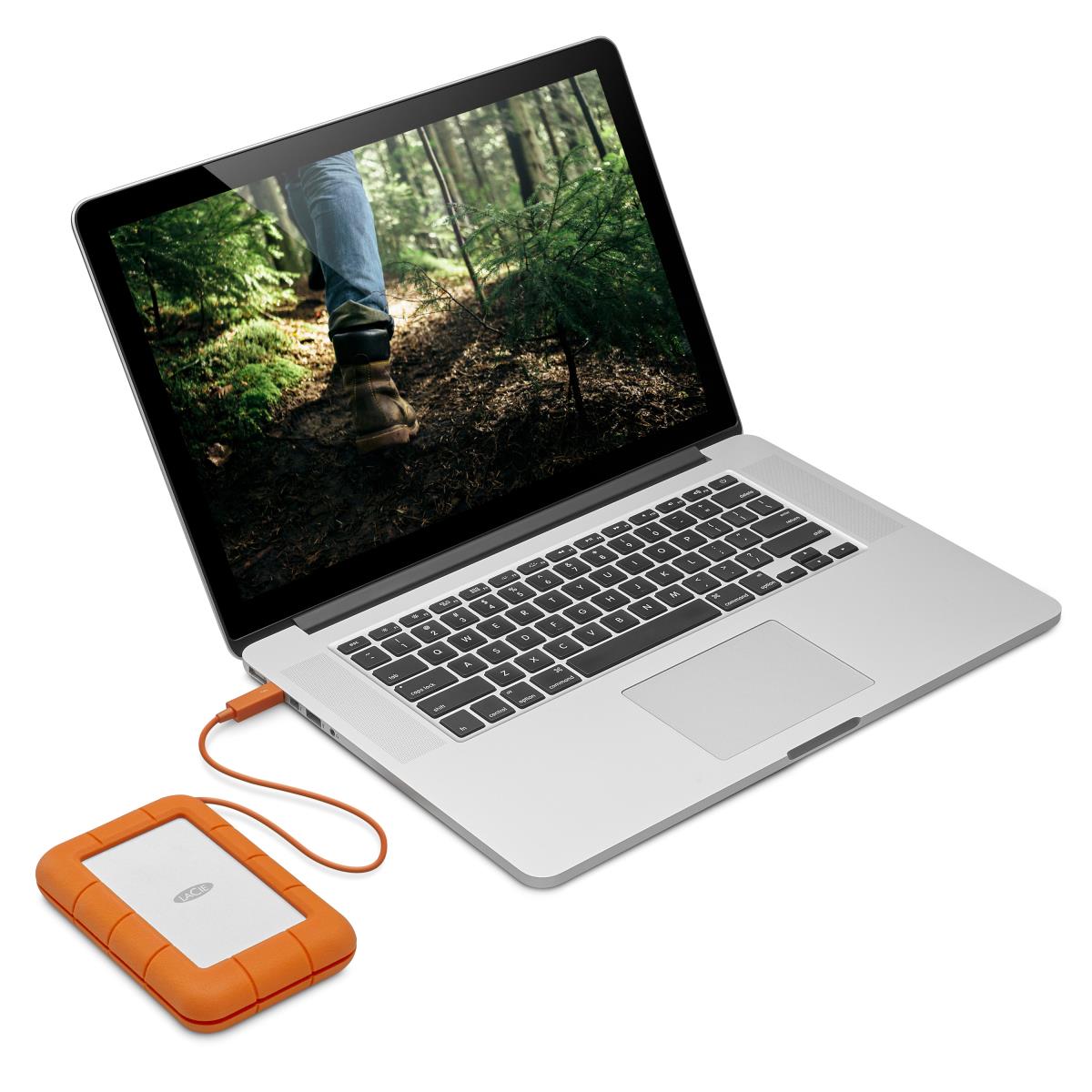 Rugged Secure STFR2000403 - Hard drive - encrypted - 2 TB - external (portable) - USB 3.1 Gen 1 (USB-C connector) - 256-bit AES - with 2 years Rescue Data Recovery Service Plan thumbnail