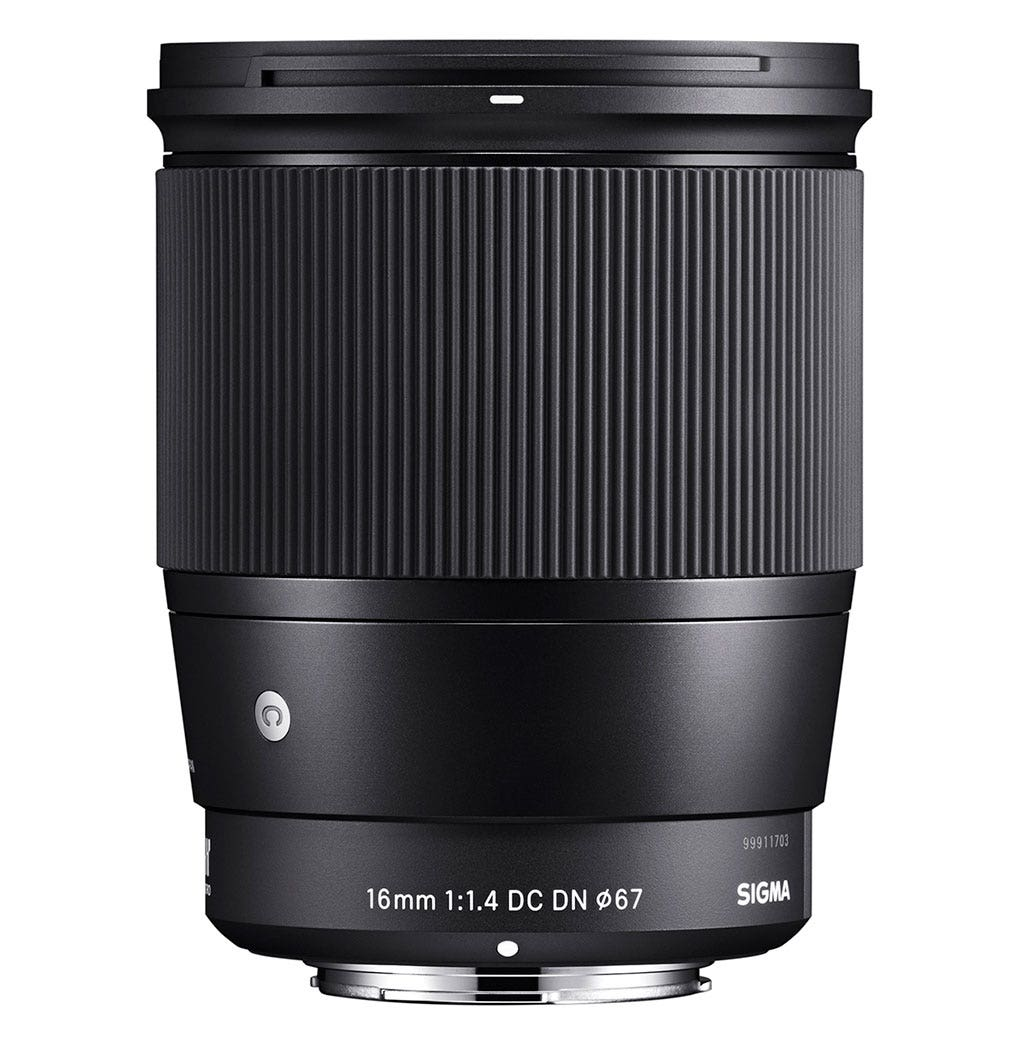 16mm F1.4 DC DN C Lens - Canon RF Mount thumbnail