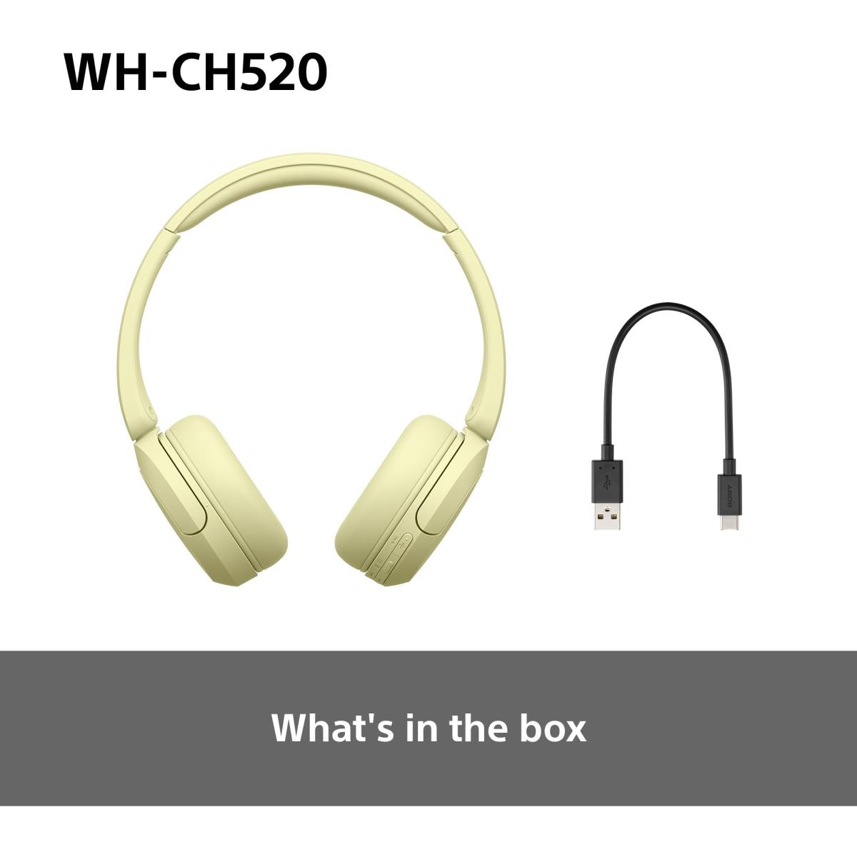 EU Product - WH-CH520 - Kopfhrer - Yellow - Headphones - 20 KHz thumbnail