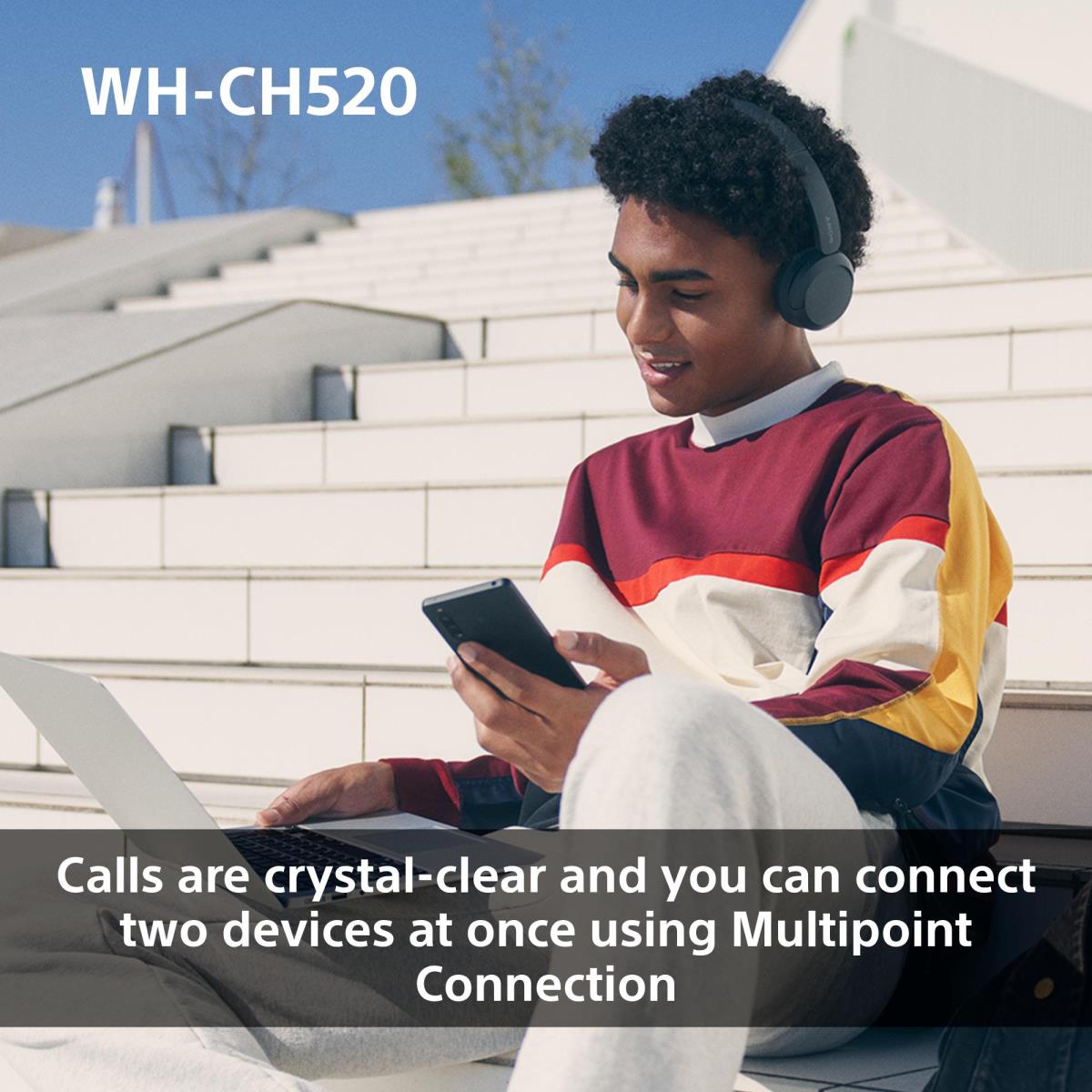 EU Product - WH-CH520 - Kopfhrer - Yellow - Headphones - 20 KHz thumbnail
