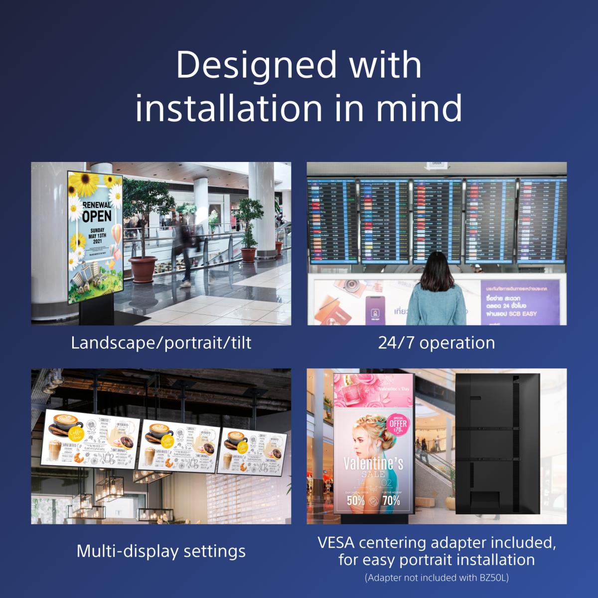 Bravia Professional Displays FW-65BZ40L - 65
