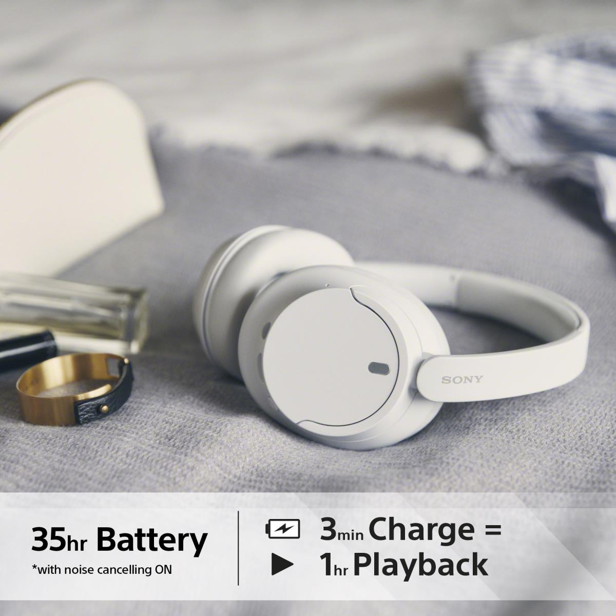 WH-CH720 Headset Wired & Wireless Head-band Calls/Music USB Type-C Bluetooth White thumbnail