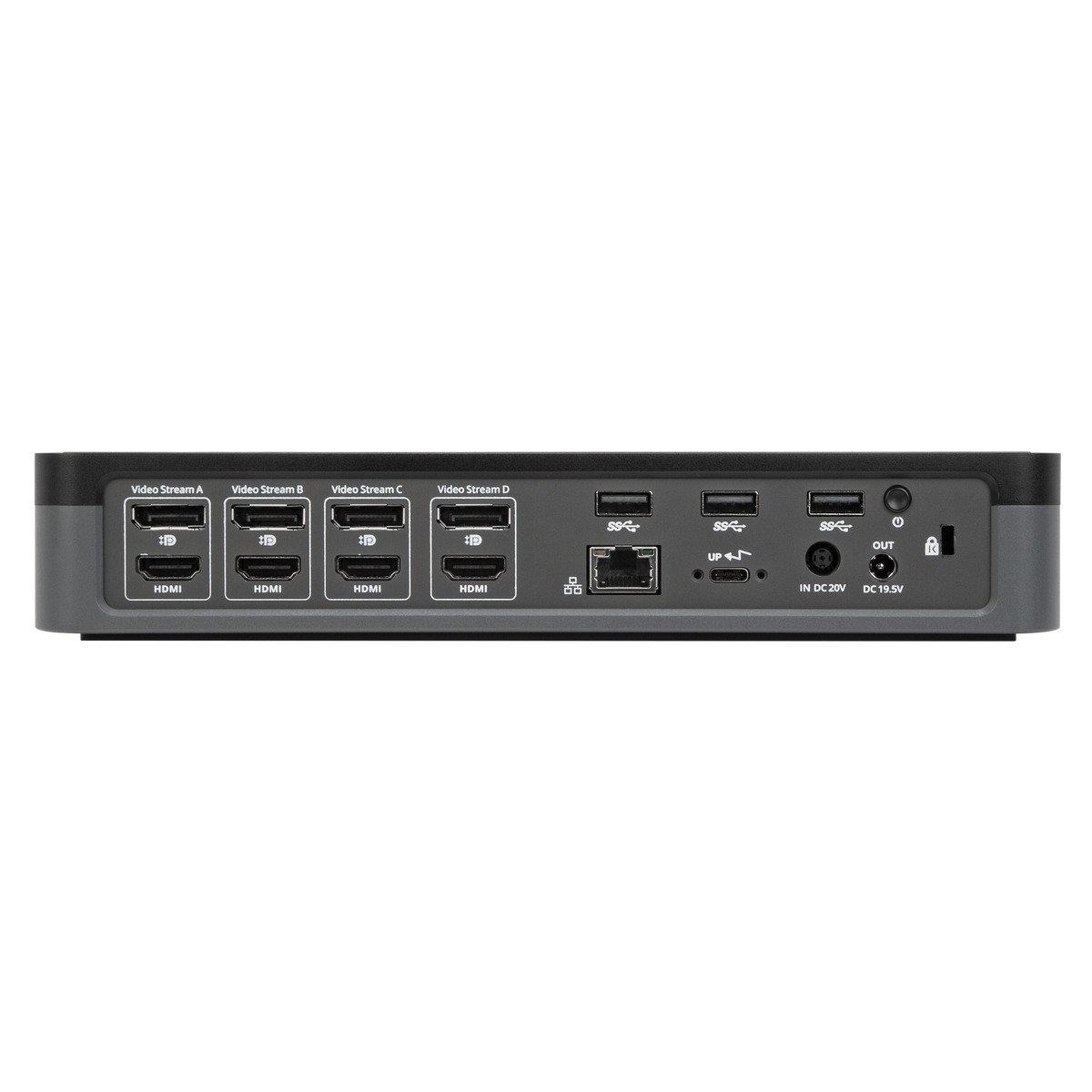 Universal - Docking station - USB-C / Thunderbolt 3 - 4 x DP, 4 x HDMI - 1GbE - Europe thumbnail