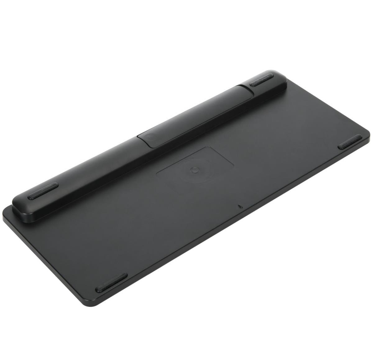 - Keyboard - compact, multi-device, antimicrobial - wireless - Bluetooth 5.1 - QWERTY - UK - black - B2B thumbnail