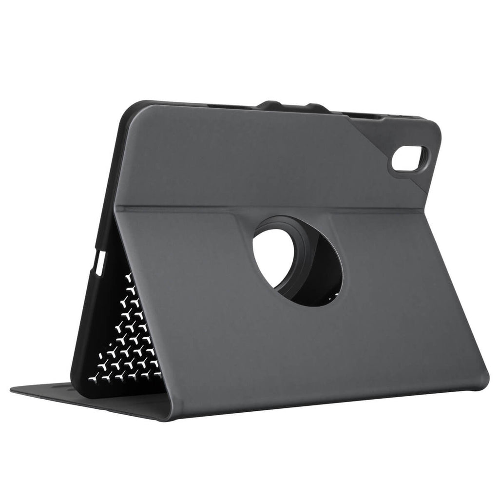 VersaVu - Flip cover for tablet - 360 rotating - polyurethane, thermoplastic polyurethane (TPU) - black - 10.9