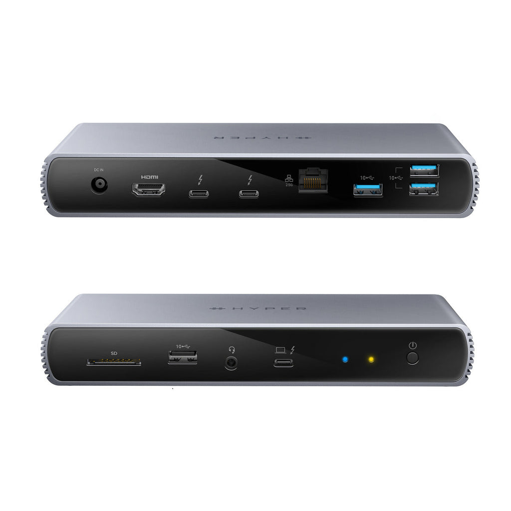 HyperDrive 11-in-1 - Docking station - for notebook - USB-C / Thunderbolt 4 - 11-slot - HDMI, 2 x Thunderbolt - 2.5GbE thumbnail