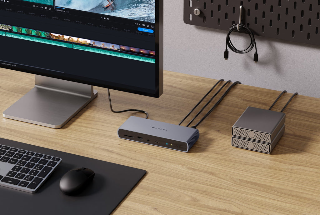 HyperDrive 11-in-1 - Docking station - for notebook - USB-C / Thunderbolt 4 - 11-slot - HDMI, 2 x Thunderbolt - 2.5GbE thumbnail