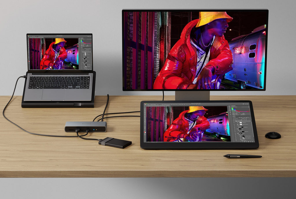 HyperDrive 11-in-1 - Docking station - for notebook - USB-C / Thunderbolt 4 - 11-slot - HDMI, 2 x Thunderbolt - 2.5GbE thumbnail