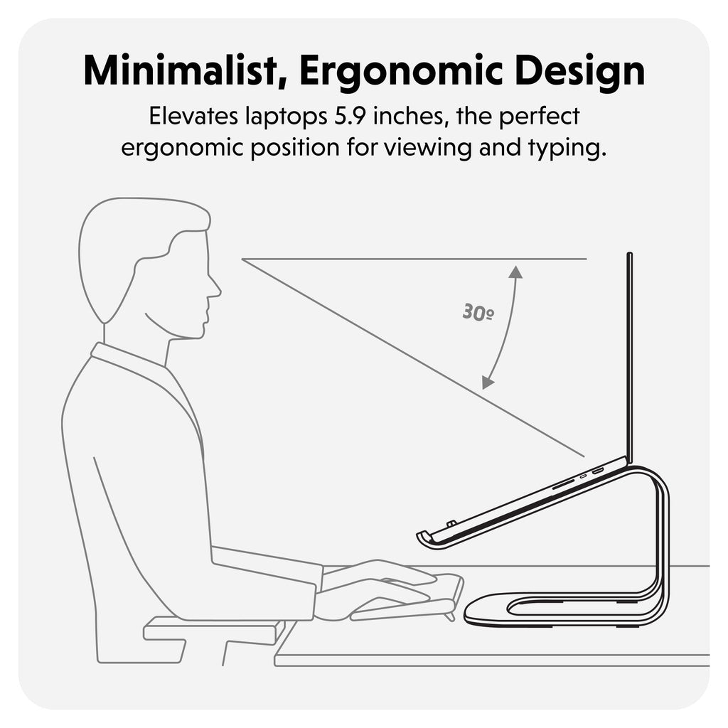SPACE LAPTOP STAND - GREY thumbnail