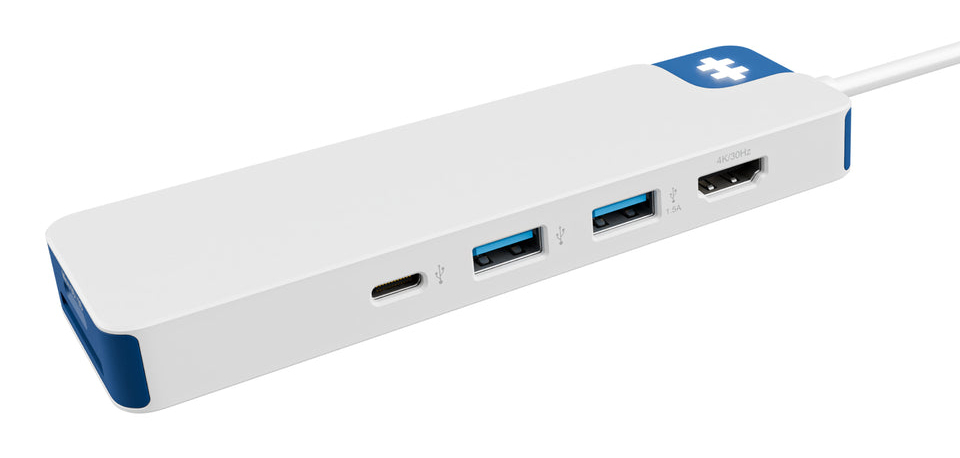 HyperDrive Flex 8 Port USB-C Hub Blue thumbnail