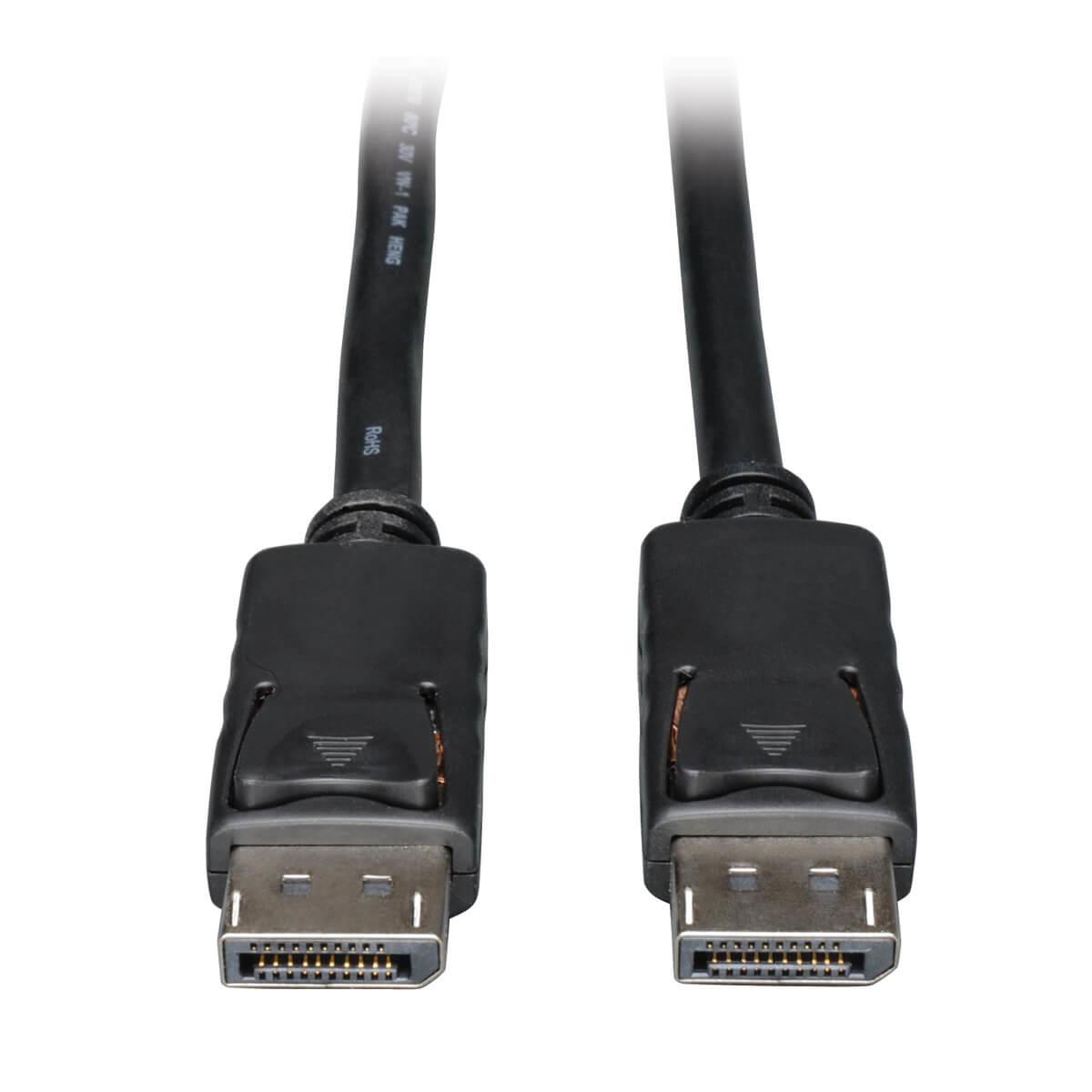 Eaton Tripp Lite Series DisplayPort Cable with Latching Connectors, 4K 60 Hz (M/M), Black, 3 ft. (0.91 m) - DisplayPort cable - DisplayPort (M) to DisplayPort (M) - 91 cm - black thumbnail
