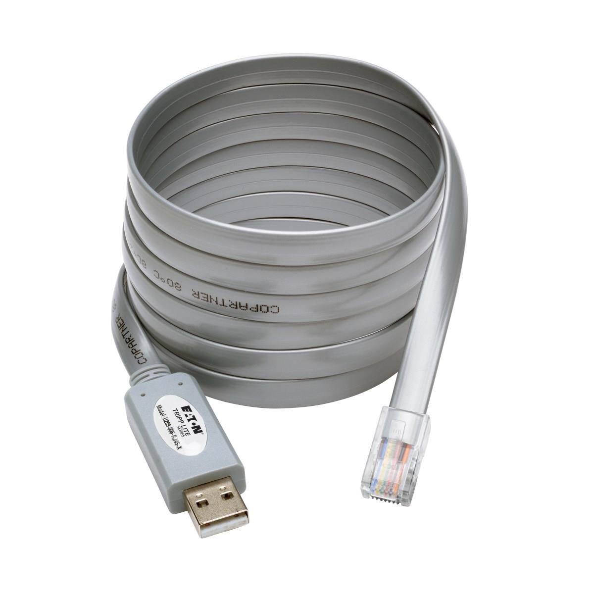USB TO RJ45 ROLLOVER CABLE M/M thumbnail