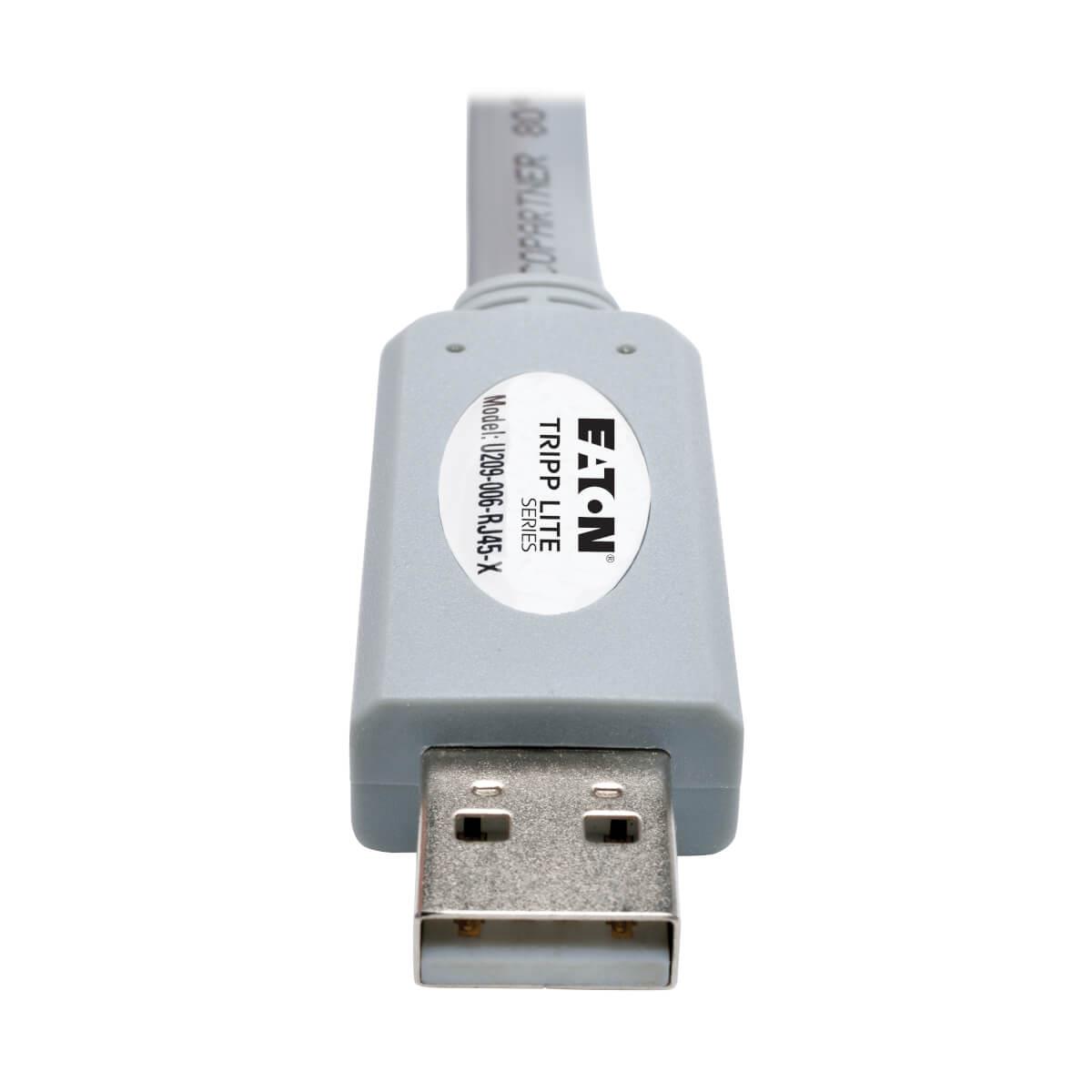 USB TO RJ45 ROLLOVER CABLE M/M thumbnail