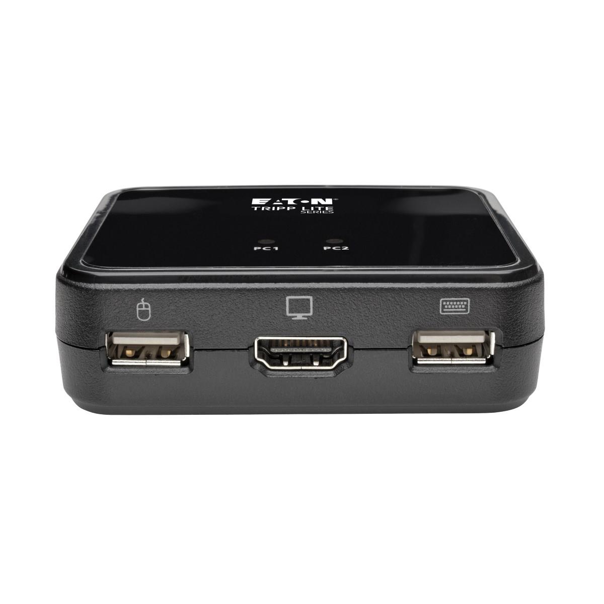 EU Product - 2-Port USB/HD Cable KVM Switch with Audio/Video thumbnail