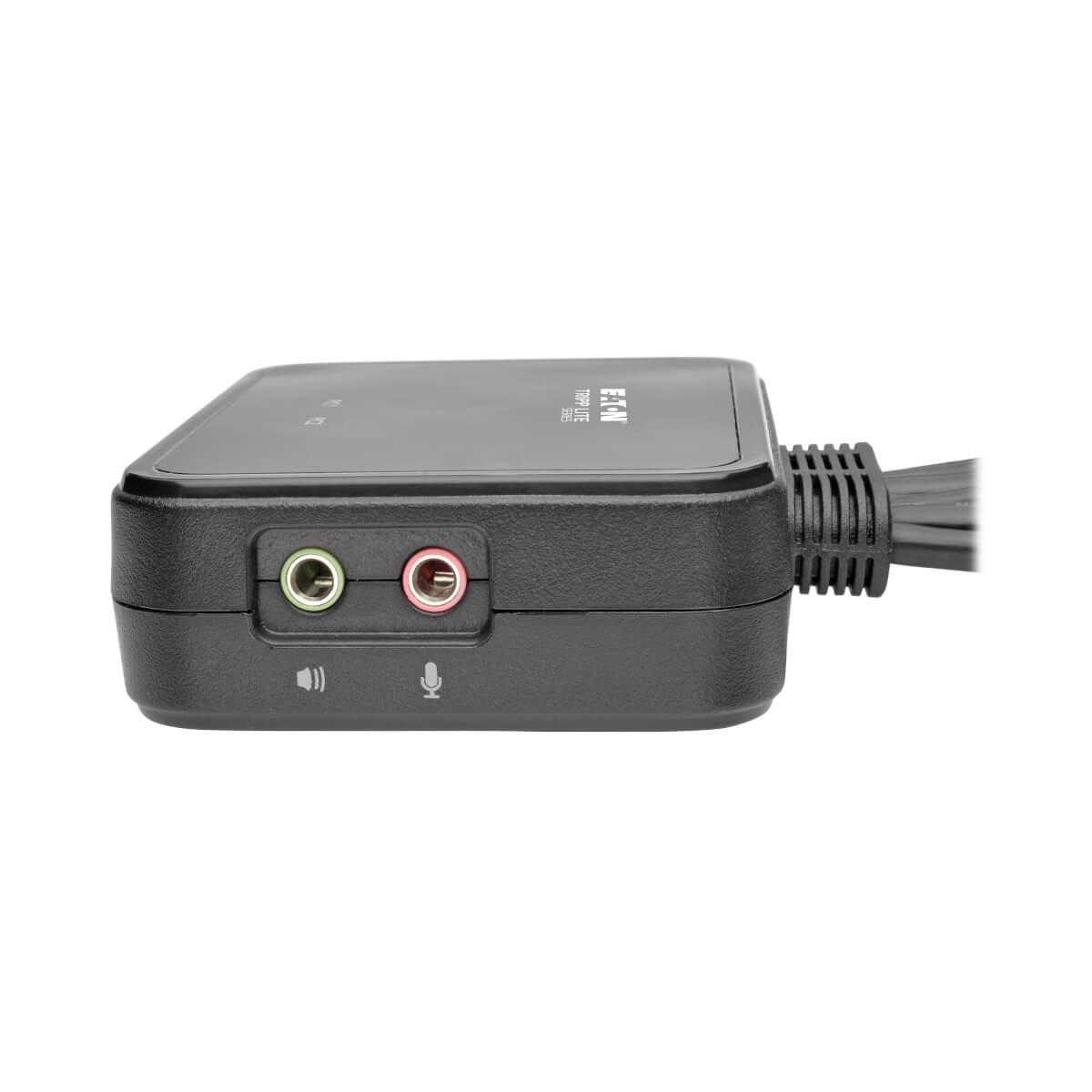 EU Product - 2-Port USB/HD Cable KVM Switch with Audio/Video thumbnail