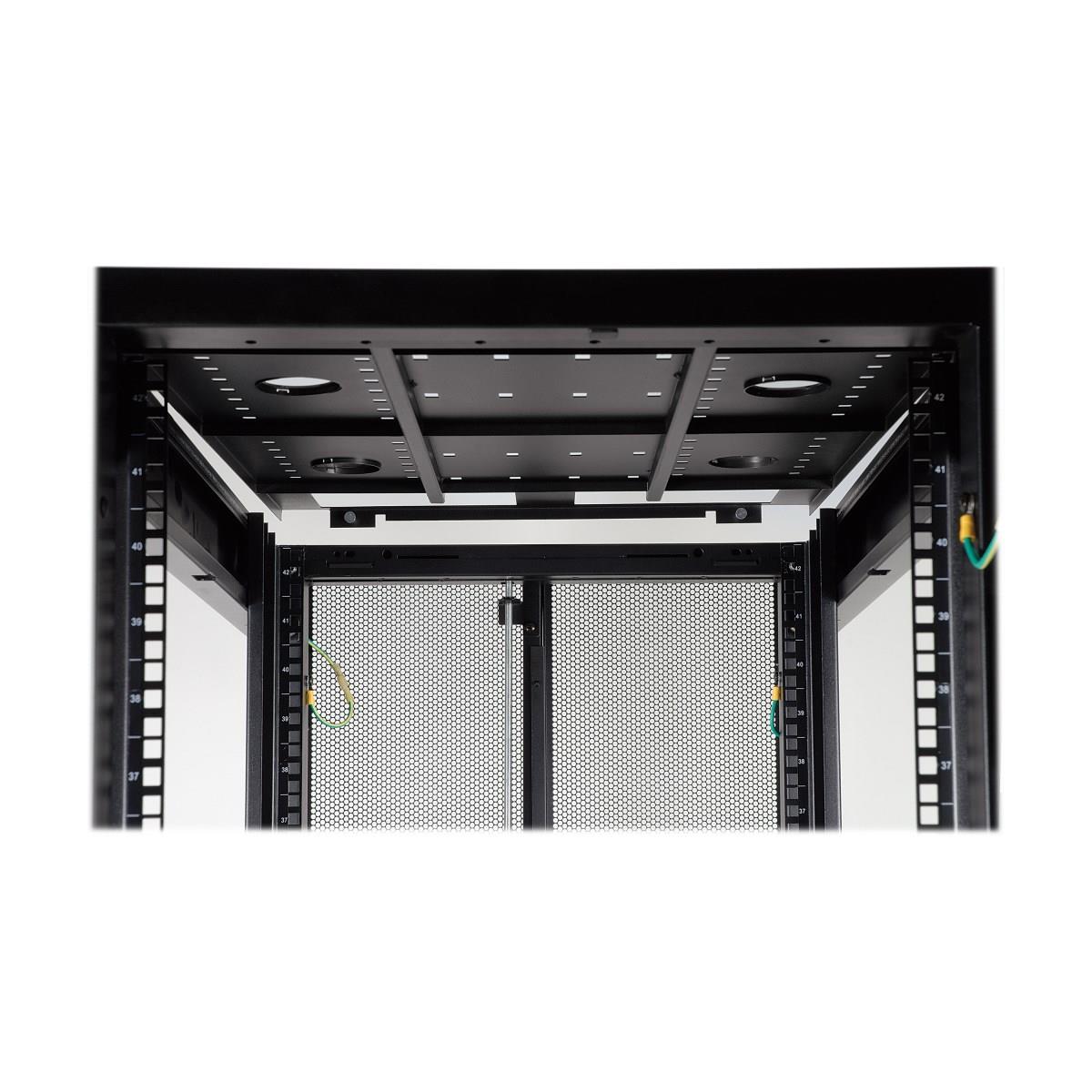 42u wide server rack, euro-series - 800 mm width, expandable cabinet, side panels not SRX42UBWDEXP thumbnail