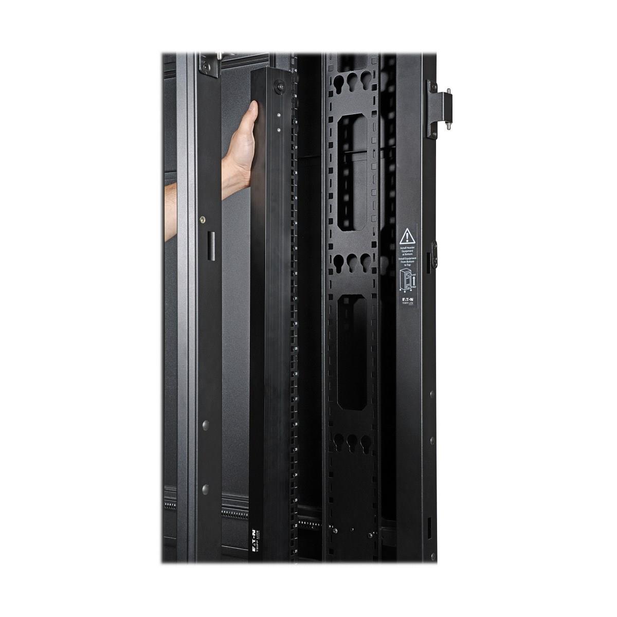 42u wide server rack, euro-series - 800 mm width, expandable cabinet, side panels not SRX42UBWDEXP thumbnail