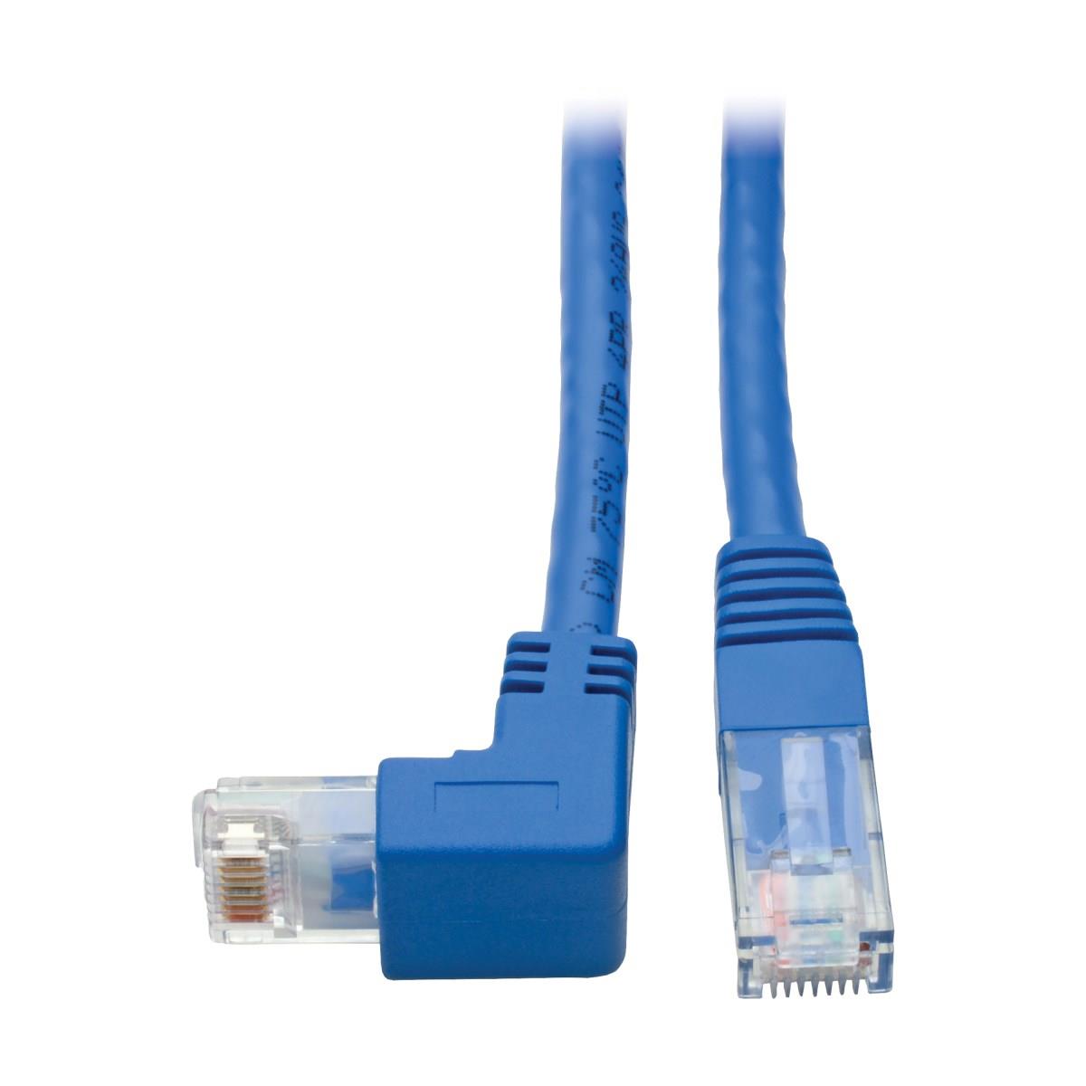 1FT CAT6 DOWN-ANGLE UTP BLUE thumbnail