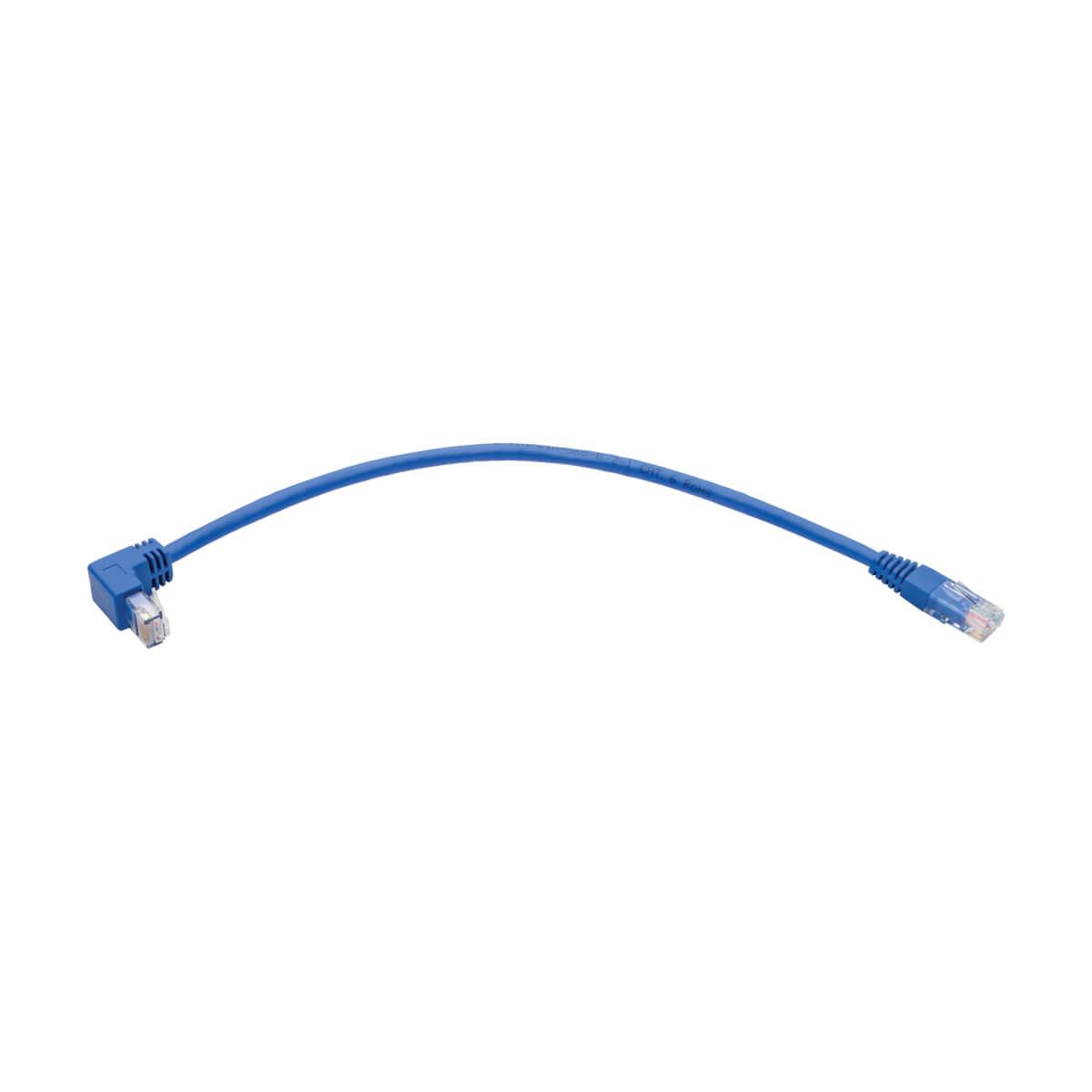 1FT CAT6 DOWN-ANGLE UTP BLUE thumbnail