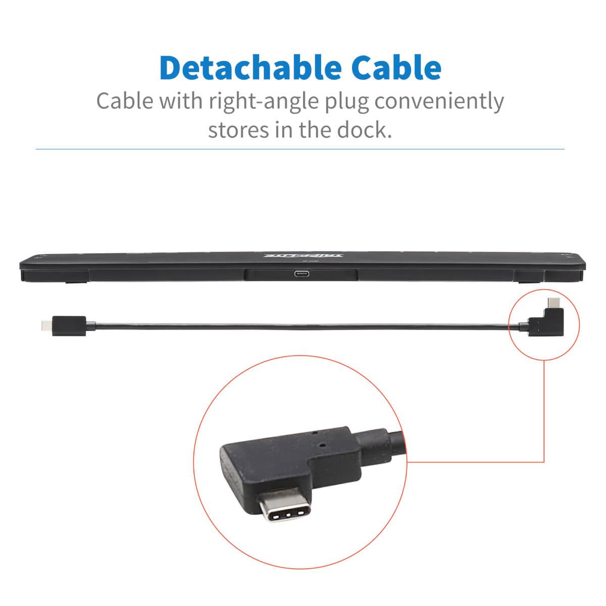 Usb-c dock, triple display - 4k hdmi & dp, vga, usb 3.2 gen 1, usb-a/c hub, gbe, 100w U442-DOCK7D-B thumbnail
