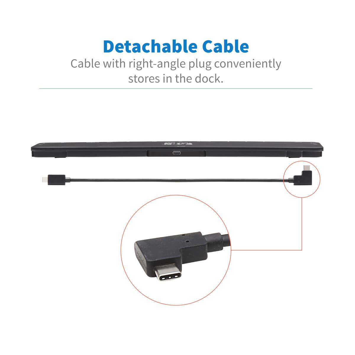 Usb-c dock, triple display - 4k hdmi & dp, vga, usb 3.2 gen 1, usb-a/c hub, gbe, 100w U442-DOCK7D-B thumbnail