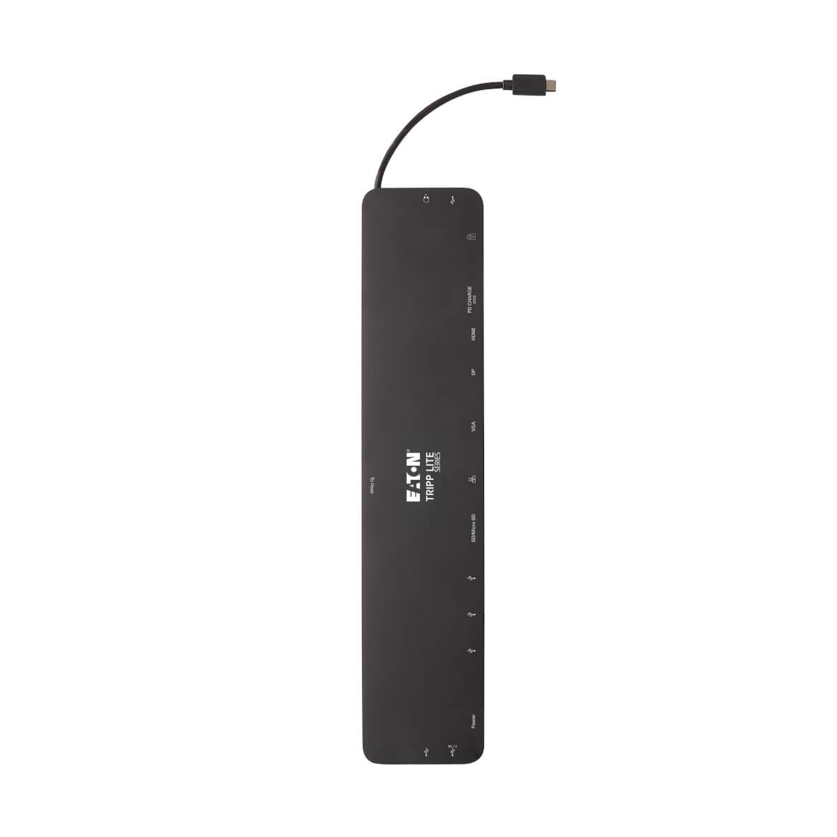 Usb-c dock, triple display - 4k hdmi & dp, vga, usb 3.2 gen 1, usb-a/c hub, gbe, 100w U442-DOCK7D-B thumbnail