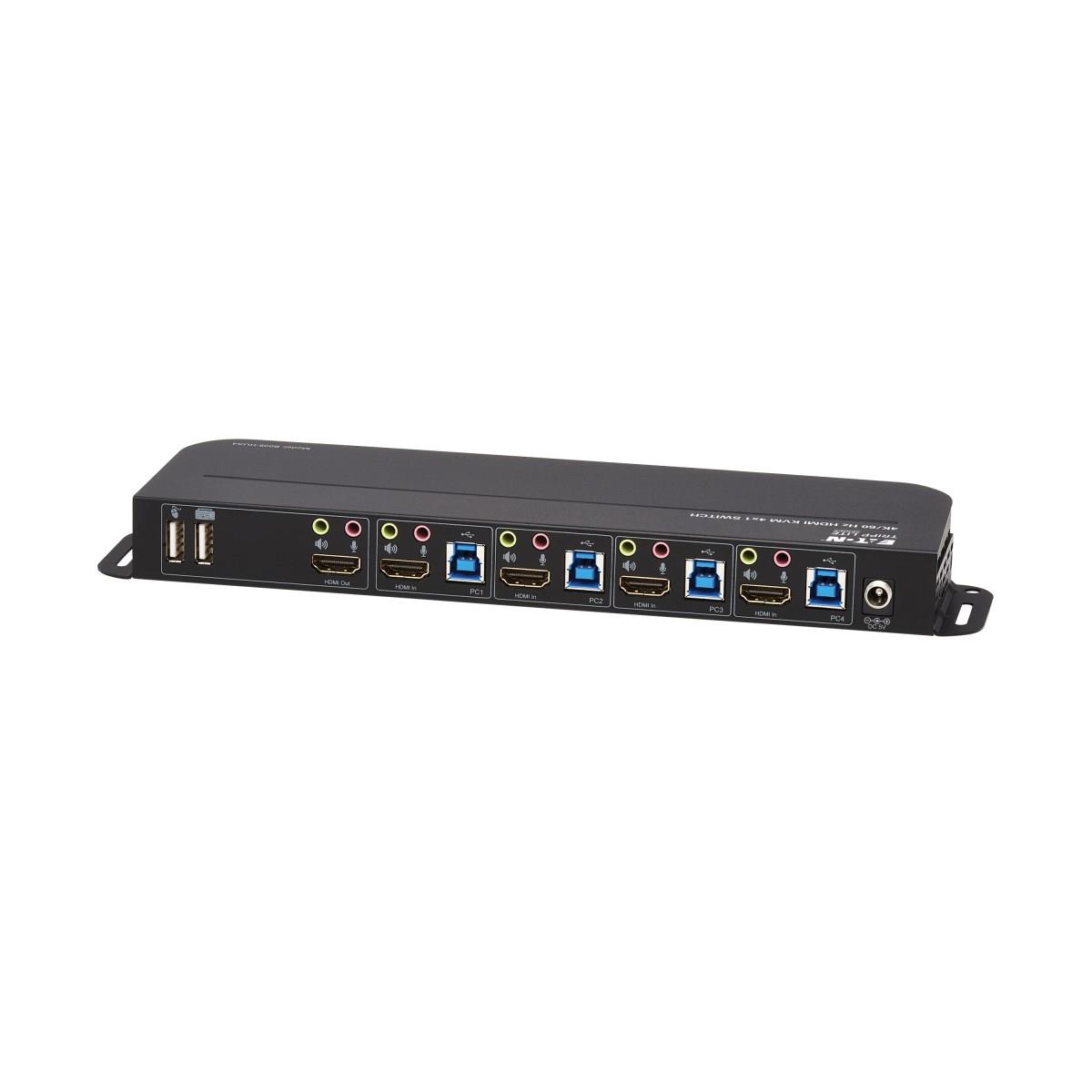 EU Product - 4-Port HDMI/USB KVM Switch - 4K 60 Hz, HDR, HDCP 2.2 thumbnail