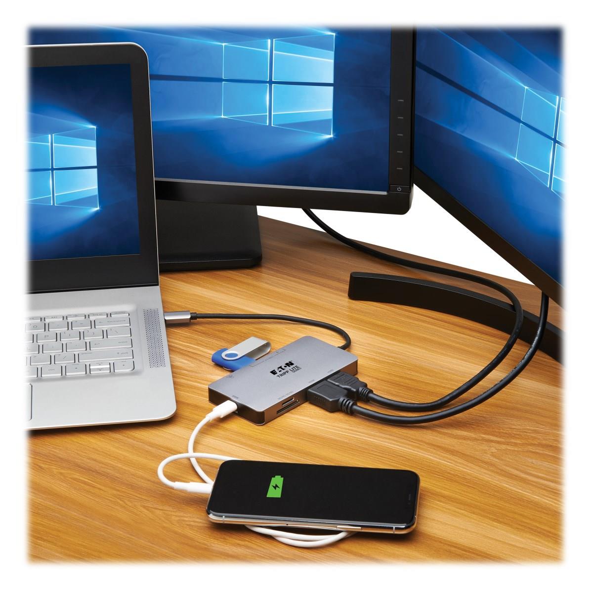 EU Product - Tripplte Series USB-C Dock, Dual Display - 4K thumbnail