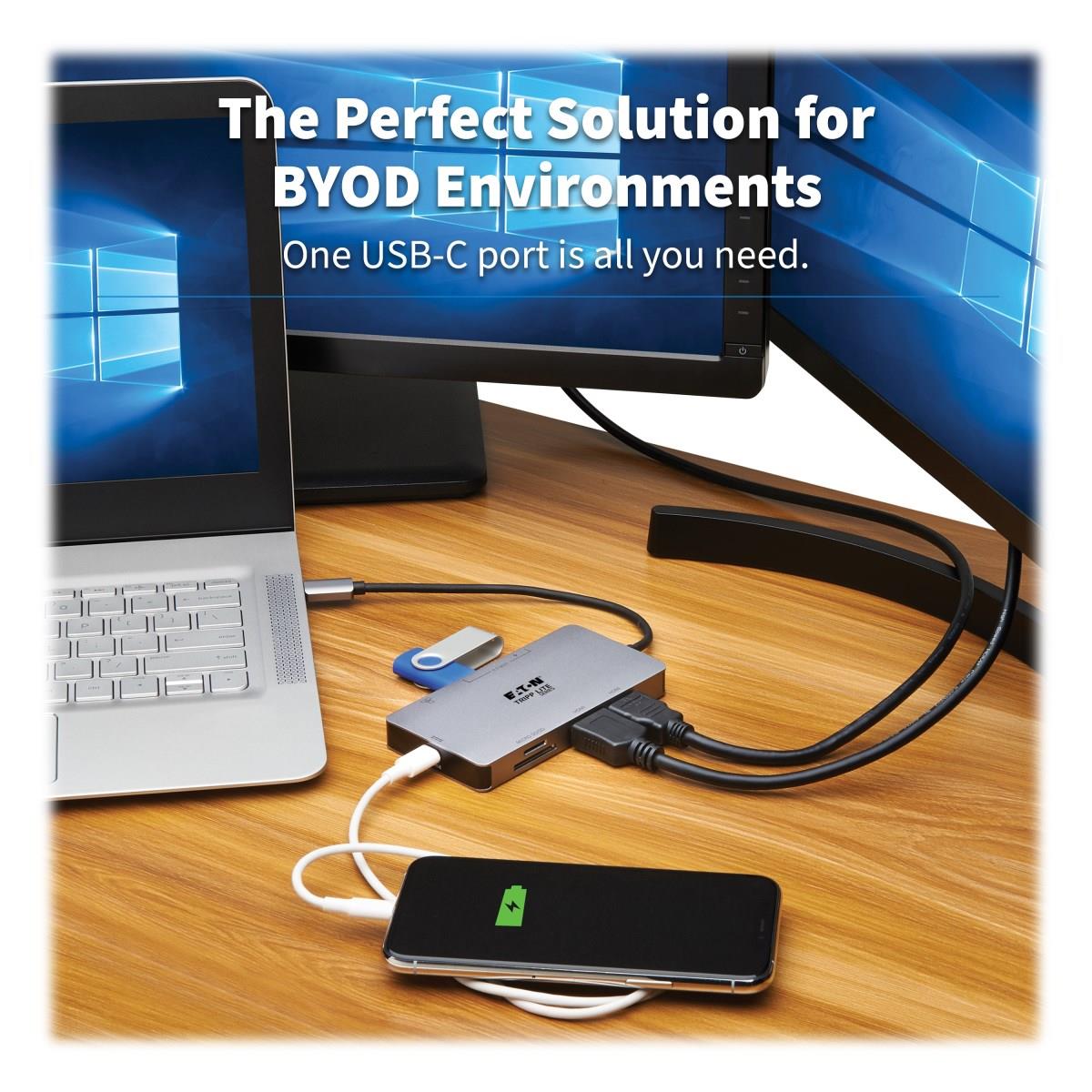 EU Product - Tripplte Series USB-C Dock, Dual Display - 4K thumbnail