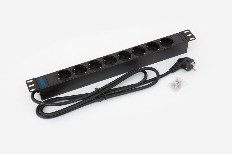 EU Product - RAB-PD-X02-A1 - Steckdosenleiste Rack - einbaufhig - Power Strip - 2 m thumbnail