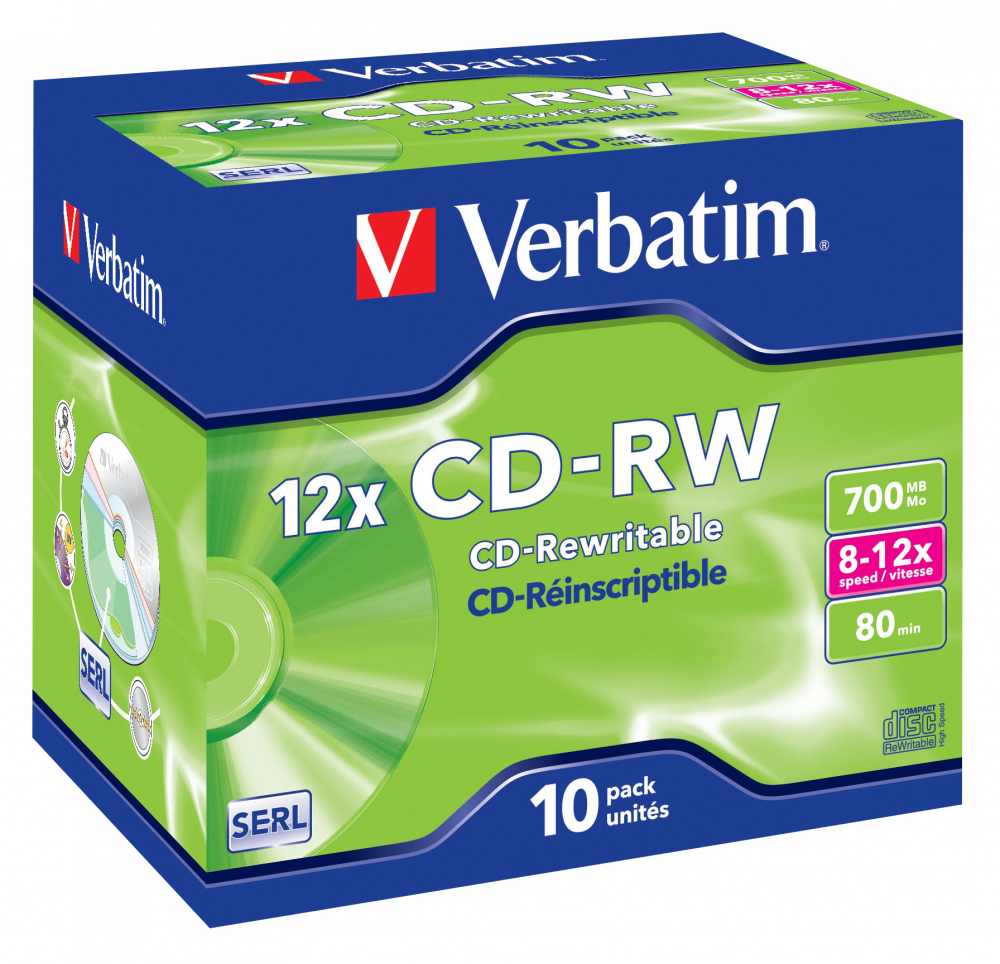 CD-RW 12x 700MB 10pk thumbnail