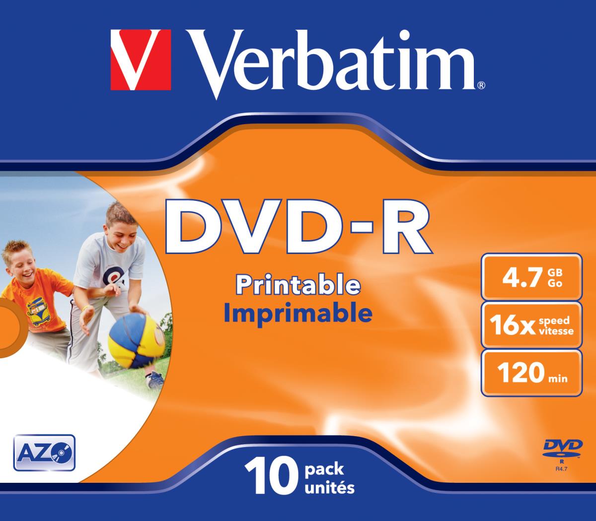 DVD-R 16x Printable 10pk J/C thumbnail