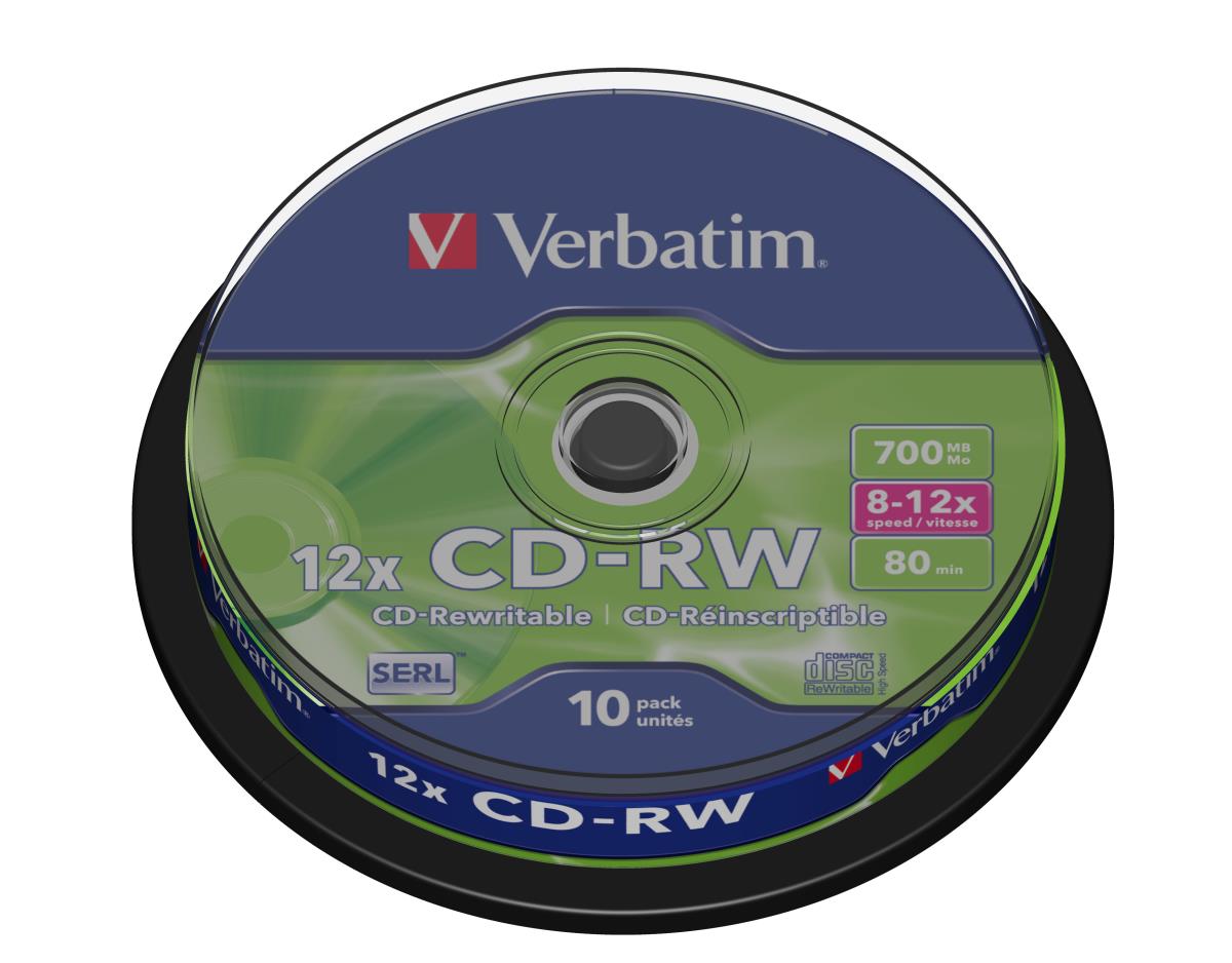 CD-RW 12x 10pk Spindle thumbnail