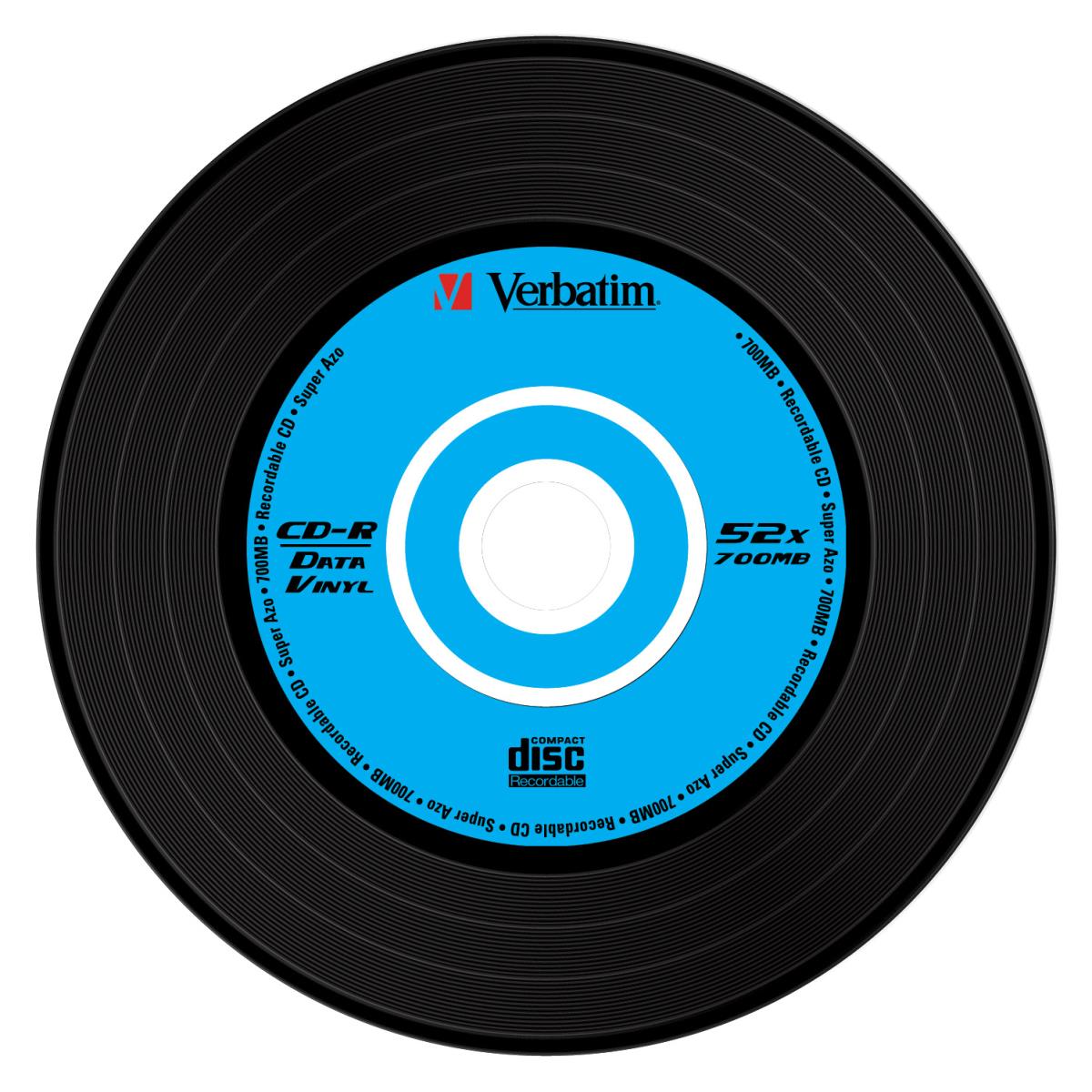CD-R AZO 700MB 52X VINYL SURFACE (10 PACK) thumbnail