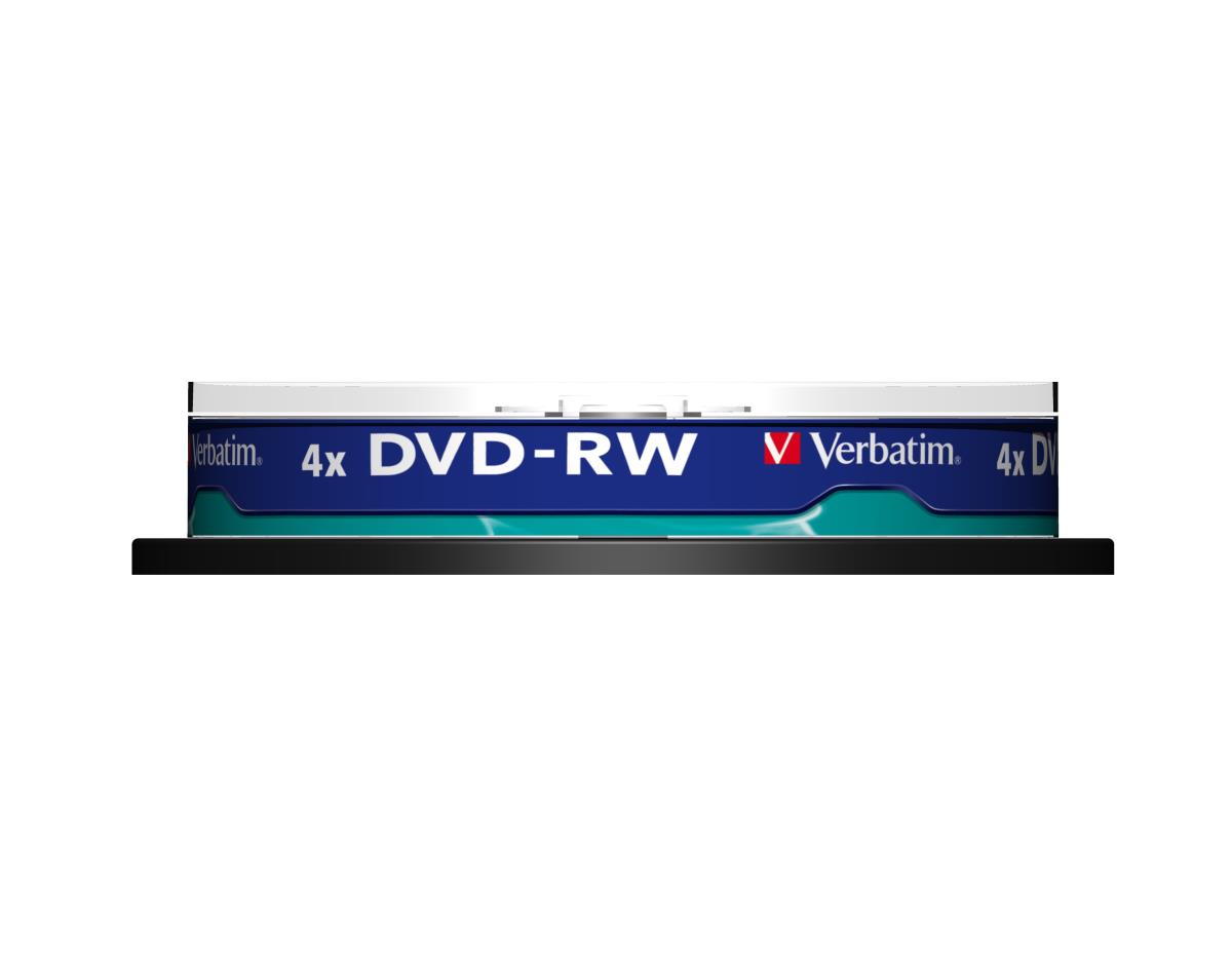 DVD-RW 4.7GB 4X MATT SILVER SURFACE 10 PK SPINDLE thumbnail