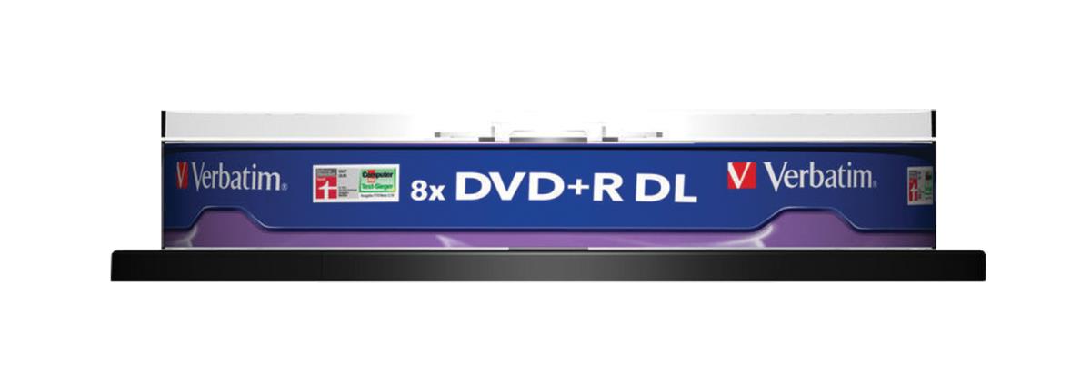 DVD+R Double Layer8.5GB 8X Matt Silver 10 PACK thumbnail